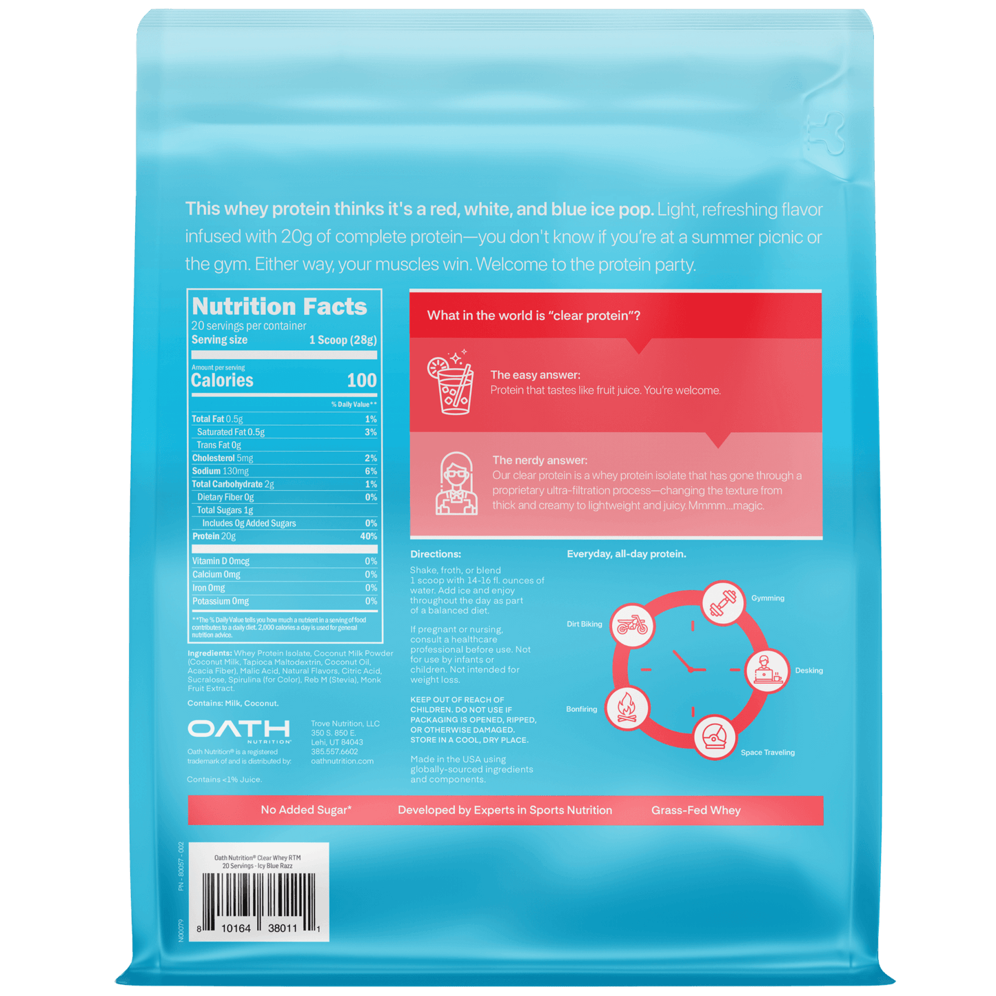 Oath Clear Protein Powder